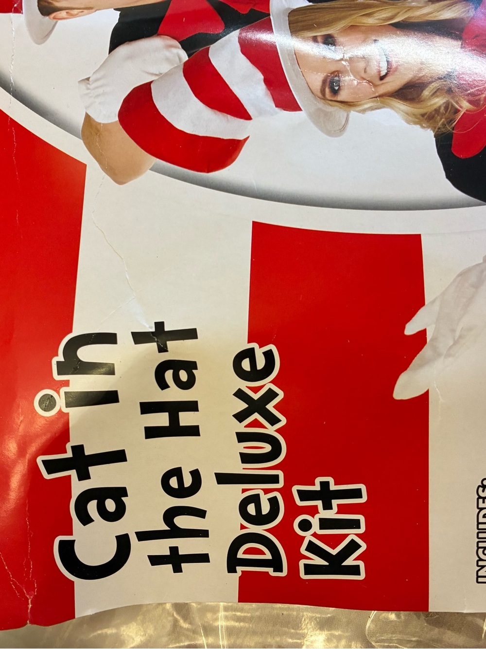 Cat in the Hat Costume Set - Picture 3 of 7